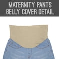 thumbnail image 2 of Super Comfy Stretch Women's Skinny Maternity Bermuda, 2 of 3