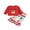 Red, variant on goowrom 2Pcs Baby Christmas Outfits, Girls Printed Tops + Bell-Bottom Pants