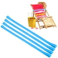 thumbnail image 1 of Uxcell 4-Pack Bandas para Toallas para Sillas de Playa, Clips de Toalla Reutilizables [Azul Cielo], 1 of 7