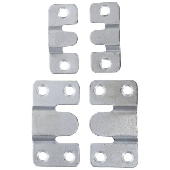 LOLIPPYY 4-Pack Interlocking Flush Mount Brackets for Professional and Home Use, and Easy to Install
