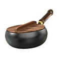 thumbnail image 4 of simhoa Wok Pan Gas Cookware Induction Cooker Frying Pan for Restaurant Kitchen Home 26cm wooden lid, 4 of 8
