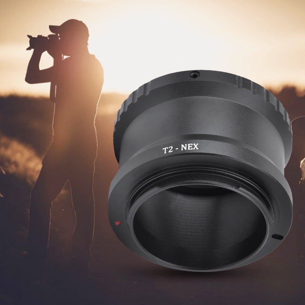 Kritne Metal Manual Focus Telephoto Lens Adapter Ring for T2/T Mount