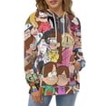 thumbnail image 5 of Gravity Falls Sweatshirts Casual Pullover Hoodie Jacket Unisex Hooded Activewear 3D Printed Long Sleeve Sweater with Pocket M, 5 of 8