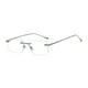 thumbnail image 1 of Gafas Sin Marco Ultraligeras Sin Montura Elegantes Para Hombres Y Mujeres, Gafas Versátiles De Color Gris, 1 of 8