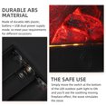 thumbnail image 3 of Phenofice Decorative Fireplace Lamp LED Light Lamp Home Sitting Decoration Black 1Pcs, 3 of 4