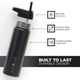 thumbnail image 4 of Botella de agua IRON °FLASK Camping & Hiking 650 ml Midnight Black, 4 of 7