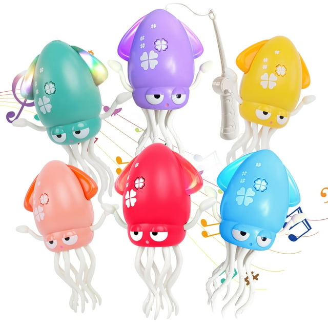 Juguete para bebés WOTOYS Dancing Octopus con luces LED y música