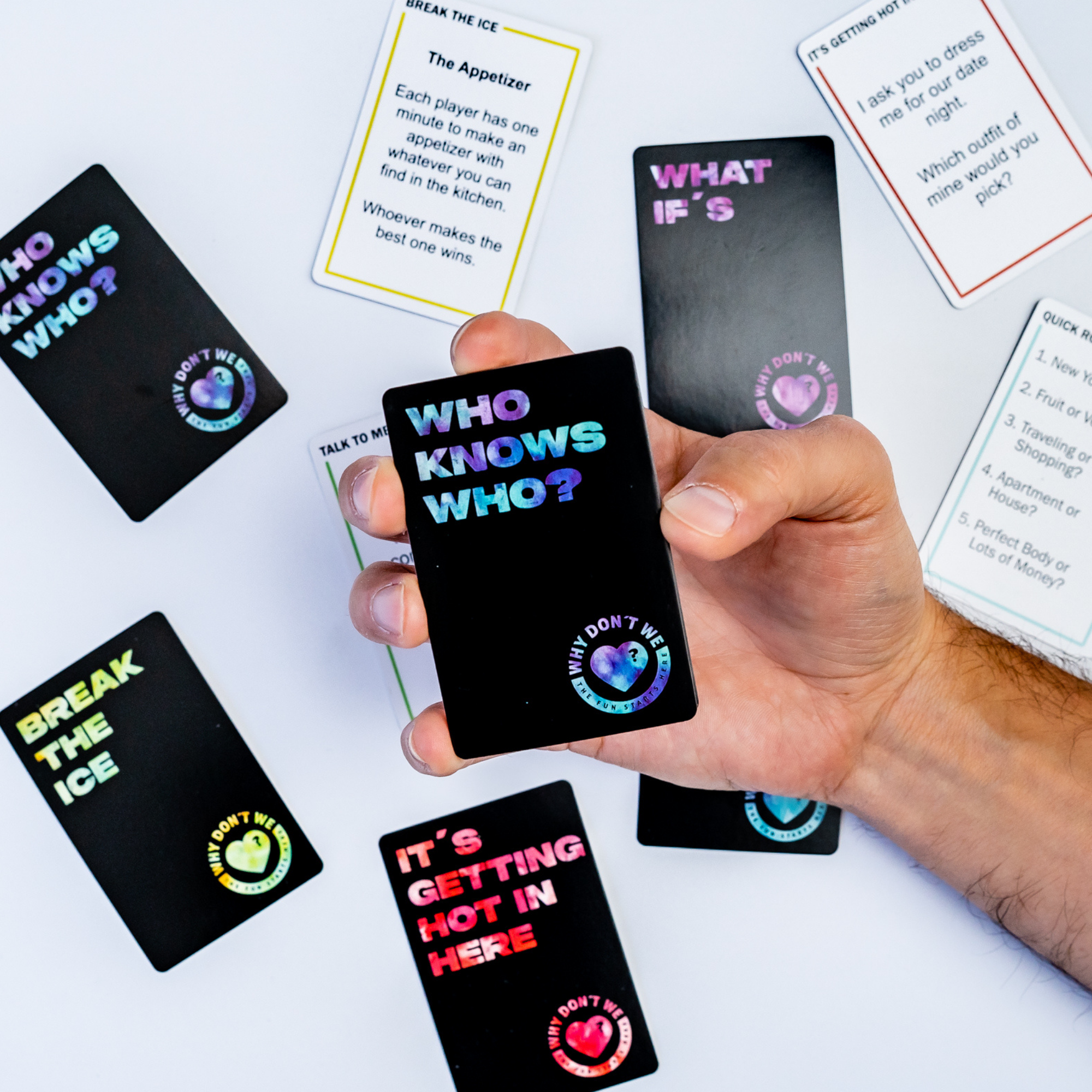 Conversation Starters for Couples and Friend Groups by Why Don't We. 120 Game Cards - image 5 of 8
