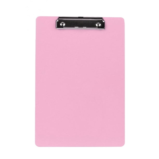Portapapeles de 5 piezas con clip de placa de escala Carpeta transparente de plástico Tablero de escritura Carpeta de clip de papel Scienceny WJU1614-02