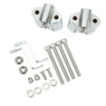 thumbnail image 3 of Chrome Handlebar Riser Clamp Chrome CNC Aluminum Alloy for R18 Classic Motorcycle 2020‑2021 Silver, 3 of 22