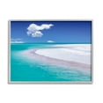 thumbnail image 4 of Stupell Industries Tropical Beach Shoreline Coastal Photography Gray Framed Art Print Wall Art, 4 of 5