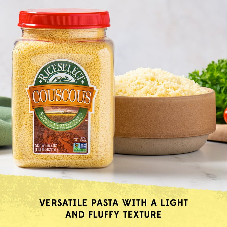 Riceselect Couscous Perlato - 325 Ml, Cereale Integrale Per Insalate E Piatti Mediorientali