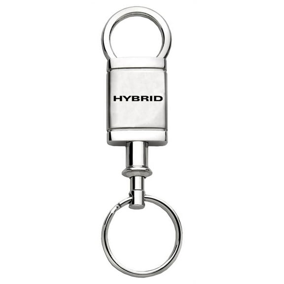 Hybrid Satin Chrome Valet Key Chain (Silver)