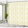 thumbnail image 5 of Ambesonne Green Yellow Shower Curtain, Flowers Daisies, 69"Wx84"L, Pale Green Yellow, 5 of 5