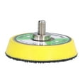 thumbnail image 3 of Polisher Backing Pad, Hook And  Backing Plate Standard Easy Remove Flexible Or Rigid Fast Oscillation Speed Durable  For Industrial For Polishing 2in M6x1 Thread 15000RPM,3in M6x1, 3 of 8