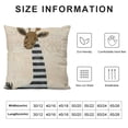 thumbnail image 4 of Rhinoceros Elephant Crocodile Whale Soft Throw Pillow Covers nch,Decorative Square Couch Pillowcases Cozy Cushion Covers for Sofa Bed Living Room, 4 of 5