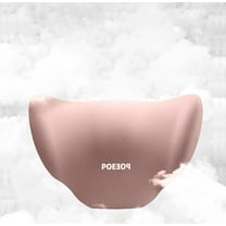 Litrail Pink Car Headrest Pillow for Neck Support - Soft Polyester Cervical Cushion with T-Shaped Design, Machine Washable, Relieves Driving Fatigue & Lumbar Pain, 23x15x12cm