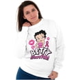thumbnail image 4 of Breast Cancer Betty Wears Pink Ribbon Women Plus Size Sweatshirt Brisco Brands 4X, 4 of 5