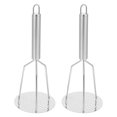 thumbnail image 3 of NIAIZEK Heavy Duty Stainless Steel Potato Masher Set, 2 Pieces Kitchen Tool for Mashing Vegetables, 3 of 8