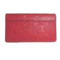 thumbnail image 2 of Pre-Owned LOUIS VUITTON Long Wallet Monogram Portefeuille M62459 Louis Vuitton Red LV (Good), 2 of 14