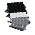 thumbnail image 7 of FLYRUN 20 Pairs Mens Socks Quarter High Ankle Socks, 7 of 7