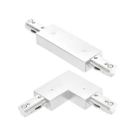 

Jesco Lighting H1ILP-WT Adjustable I or L Connector & Feed for H track - White