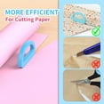 thumbnail image 6 of YIFEI 2-Pack Wrapping Paper Cutter Sliding Gift Wrap Cutter Tool for Rolls & Sheets, Left & Right Hand Friendly, Holiday & Everyday Gift Packaging, 6 of 7