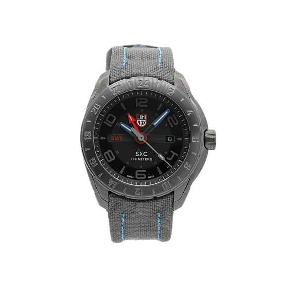 Luminox SXC Space GMT 45.5mm Steel Black Dial Quartz Men Watch XX.5121.GN