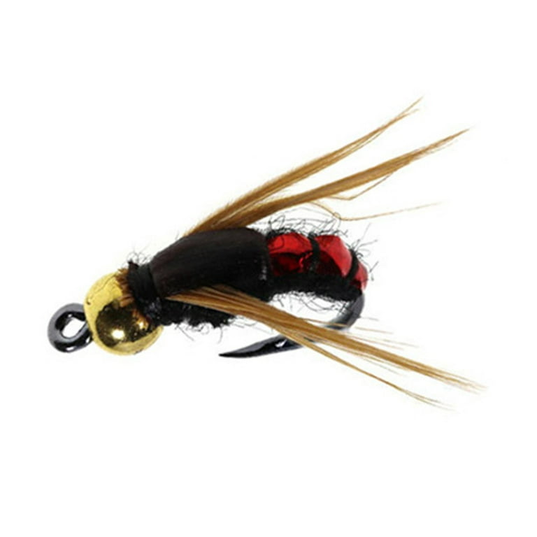 5pcs Fly Fishing Lures - Deadly Mosquito Hooks, White Woolly Bugger, Fly  Moth Bait, Realistic Small Hooks