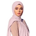 thumbnail image 3 of HJYCHN Women's Fashion Scarves Women Solid Color Convenient Long Scarf Fashion Head Cover Scarfs for Women RD1 One Size, 3 of 3