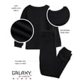 thumbnail image 2 of Galaxy by Harvic Boys Thermal Set Waffle Knit Toddler Boys Thermal Shirt & Long Underwear 6 Piece, 2 of 7