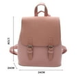 thumbnail image 2 of Mochila pequeña y elegante para mujer, minibolso de cuero sintético con múltiples bolsillos, 2 of 7