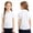 White, variant on Grblisyd Shool Uniform Shirts for Girls Quick Dry Short Sleeve Polo Shirts with Button for Boys Athletic Golf Tennis Tops Back To School