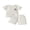 White, variant on BemeyourBBs Toddler Baby Girls Summer 2 Piece Cherry Outfits Rib Knit Cherry Embroidery Polka Dot Short Sleeve Round Neck T Shirt Tops and Shorts Set