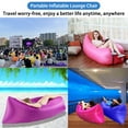 thumbnail image 4 of Inflatable Lounger Air Sofa Chair–Camping & Beach Accessories–Portable Water Proof Couch for Hiking, Picnics, Outdoor, Music Festivals & Backyard–Lightweight and Easy to Set Up Air Chair, 4 of 7