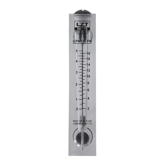 0.5-5 GPM 2-18 LPM Water Flow Panel Mount Type Flowmeter ,Accurate Measurement