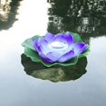 thumbnail image 4 of Swimming Pool Floating Lamp Solar Lotus Lights Waterproof Led Flower, 4 of 5