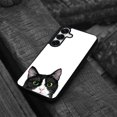 thumbnail image 4 of WIRESTER Shockproof Soft Rubber Cover Case for Samsung Galaxy S25 6.2" 2025, Animal Black White Tuxedo Cat, 4 of 5