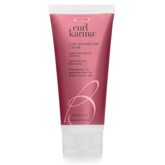 Brocato Curl Karma, Curl Enhancing Cream, 6 Fl Oz | Defining & Moisturizing Curl Crème | Fights Frizz, Adds Bounce & Shape | All Day Control