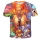 thumbnail image 1 of Camiseta de Pikachu con estampado 3D de Pokémon para niño y niña, camisa informal de moda, ropa de dibujos animados de 3 a 14 años qym unisex, 1 of 2