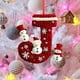 thumbnail image 4 of Decoraciones Del Árbol de Navidad Decoración Del Árbol de Navidad de 26 Letras Colgante Ornamentos Del Árbol de Navidad Ornamentos de Navidad Personalizados Decoración de Navidad Decoración Colgante D, 4 of 6