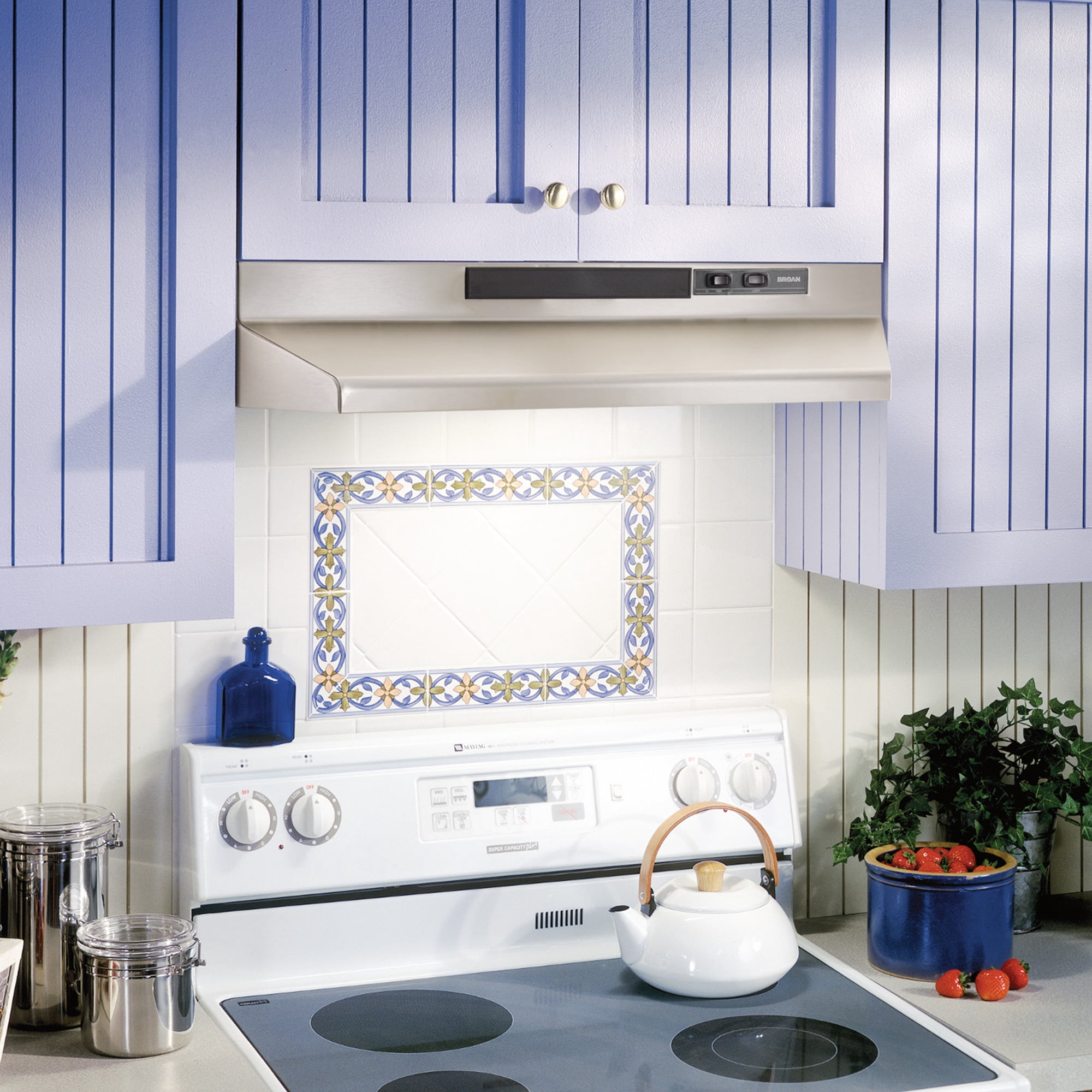 Broan-NuTone 36" Convertible Under Cabinet Range Hood, Stainless Steel