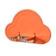 thumbnail image 1 of 1 soporte de pared para secador de pelo para baño, soporte para herramientas de cuidado del cabello. naranja, 1 of 9
