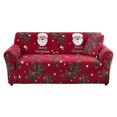 thumbnail image 3 of Printed Couch Cover Stretch Sofa Cover Slipcover Christmas Halloween Decoration Furniture Protector Living Room Home Decor, 3 of 5