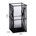 thumbnail image 2 of Jubipavy Clothing Storage Containers Laundry Basket Bag With Handles Portable Laundry Basket Mesh Laundry Hamper Basket Folding Dirty Clothes Sundries Storage Bag, 2 of 5