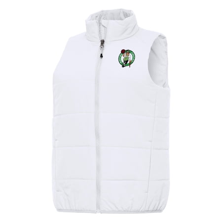 Women s Antigua White Boston Celtics Experience Full-Zip Vest Women s Antigua White Boston Celtics Experience Full-Zip Vest