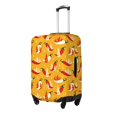 thumbnail image 2 of Daiia Hot Chilli Luggage Cover, Thickened Washable Travel Luggage Covers, Elastic Unique Baggage Covers for 18-20 inch Luggage-Large, 2 of 9