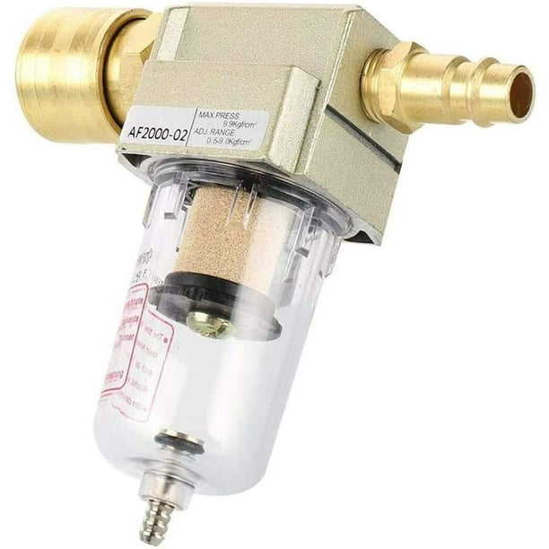 Pressure reducer compressed air water separator 1/4, compressed air