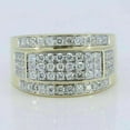 thumbnail image 3 of 2.00 ct Round-Cut Moissanite Men's Wedding Ring 14K Yellow Gold Plated, 3 of 5
