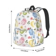 thumbnail image 6 of Rateoe Easter Egg3 Pattern Student Backpack,Backpack for School,Lightweight Bag,Travel Backpack,Outdoor Backpack,Large Capacity Backpack, 6 of 8